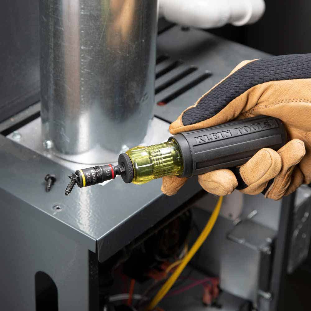 Klein Tools 32931 3-in-1 Impact Rated Flip Socket Set - 8