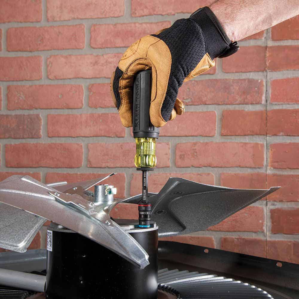 Klein Tools 32932M 4-in-1 Impact Rated Flip Socket Set, Metric - 6