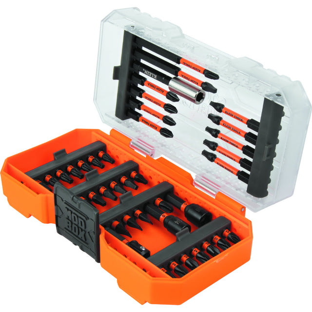 Klein 33801 ProFlex Impact Driver Bit Set, 40-Piece