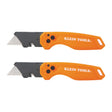 Klein 44313 Folding Utility Knife, 2-Pack