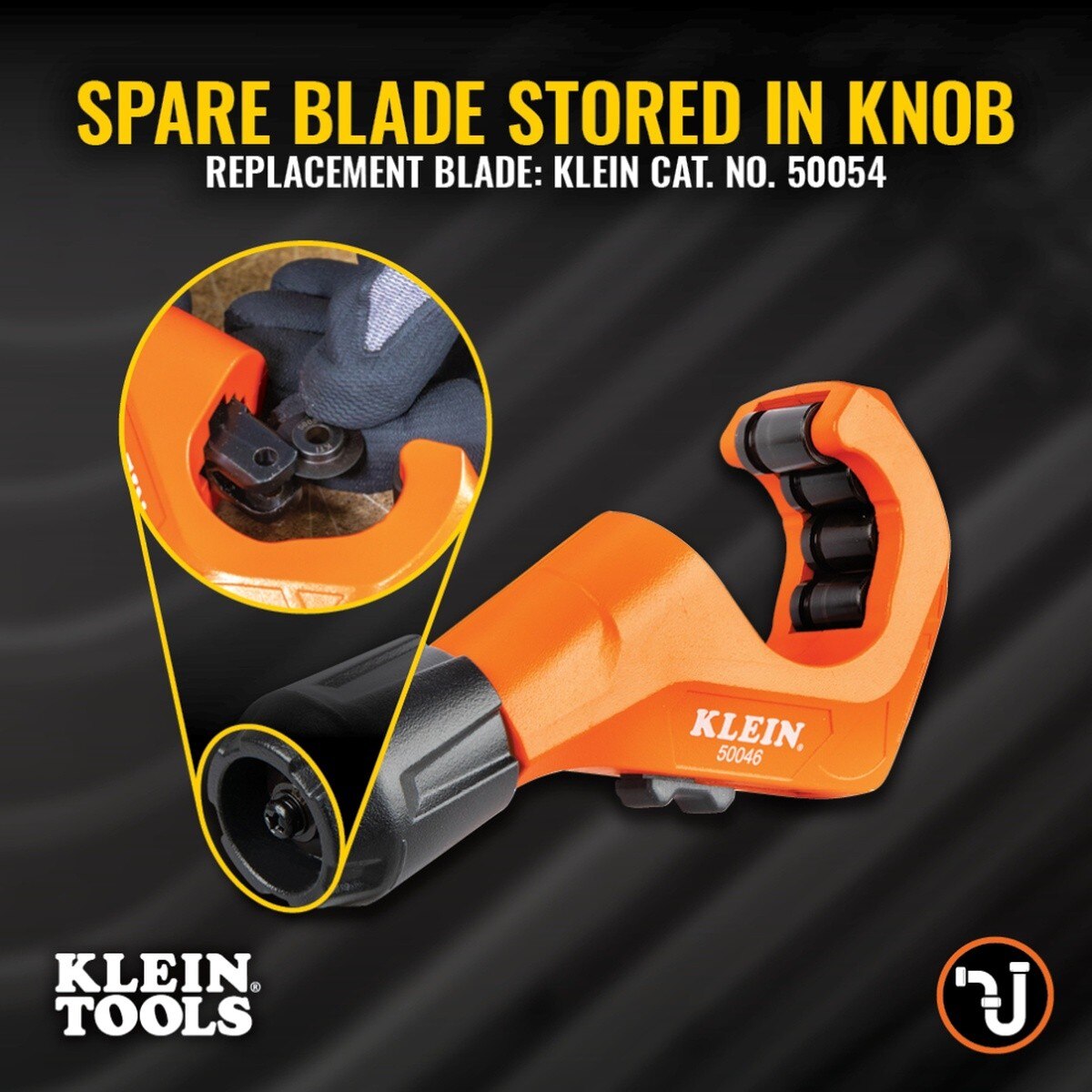 Klein 50046 1-3/8" Constant Swing Tubing Cutter - 9