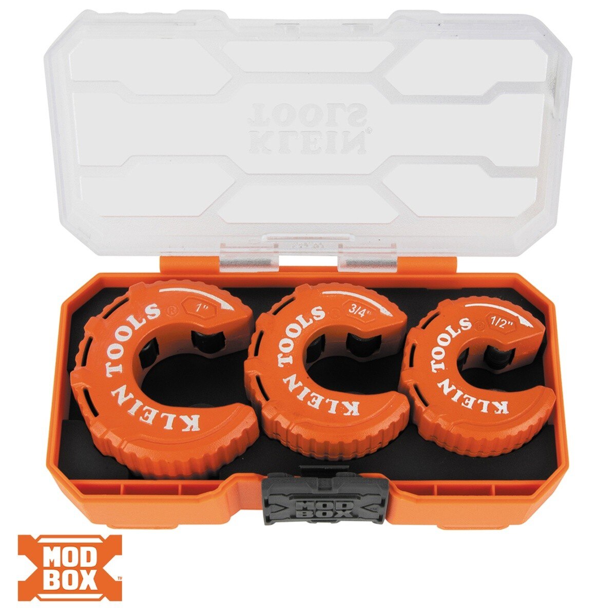 Klein Tools 50048 C-Style Copper Tubing Cutter Set for 1/2, 3/4, and 1 in. Copper (3 Piece)