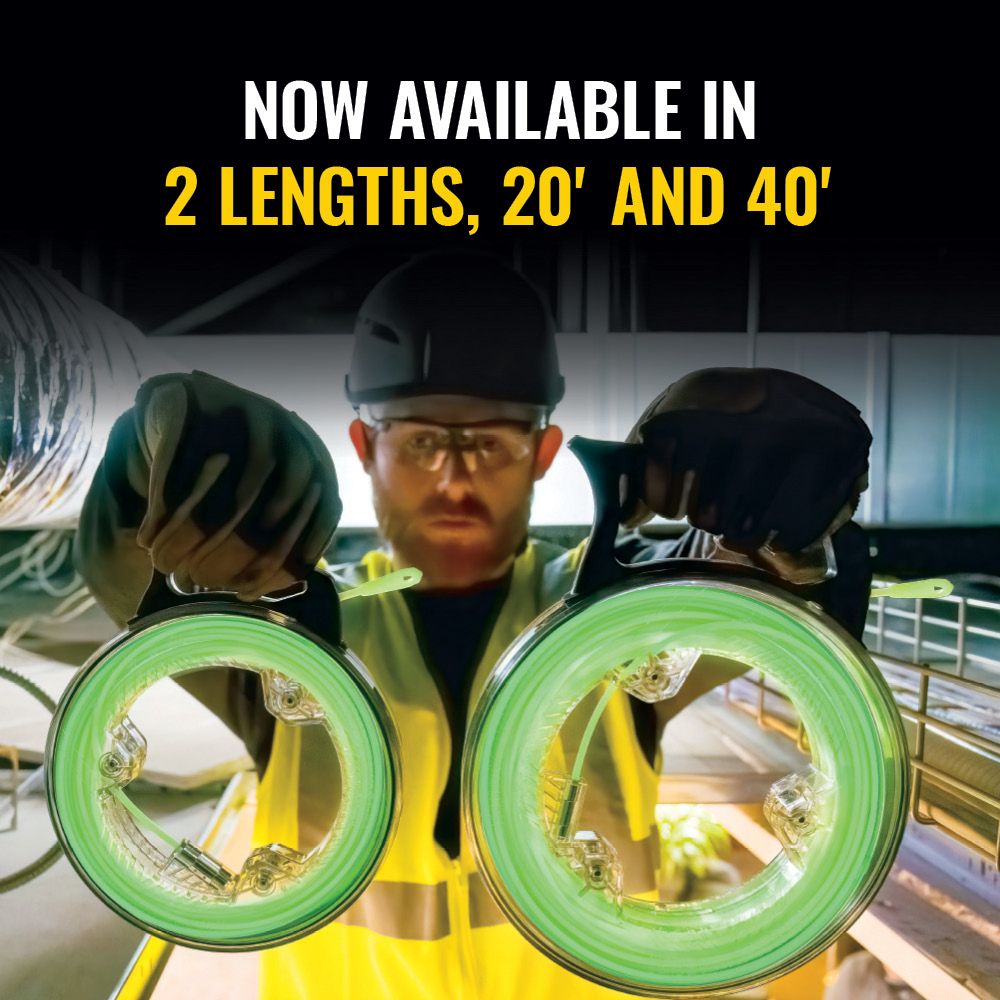 Klein 50660 40' Glow in the Dark Fish Tape - 4