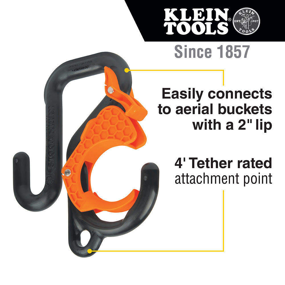 Klein 5144LG2 2-Inch Gated Bucket Hook - 2