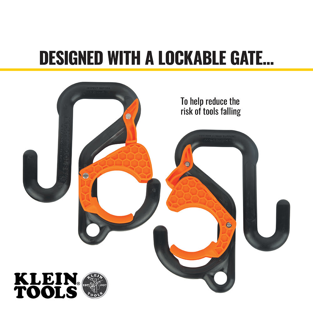 Klein 5144LG2 2-Inch Gated Bucket Hook - 5