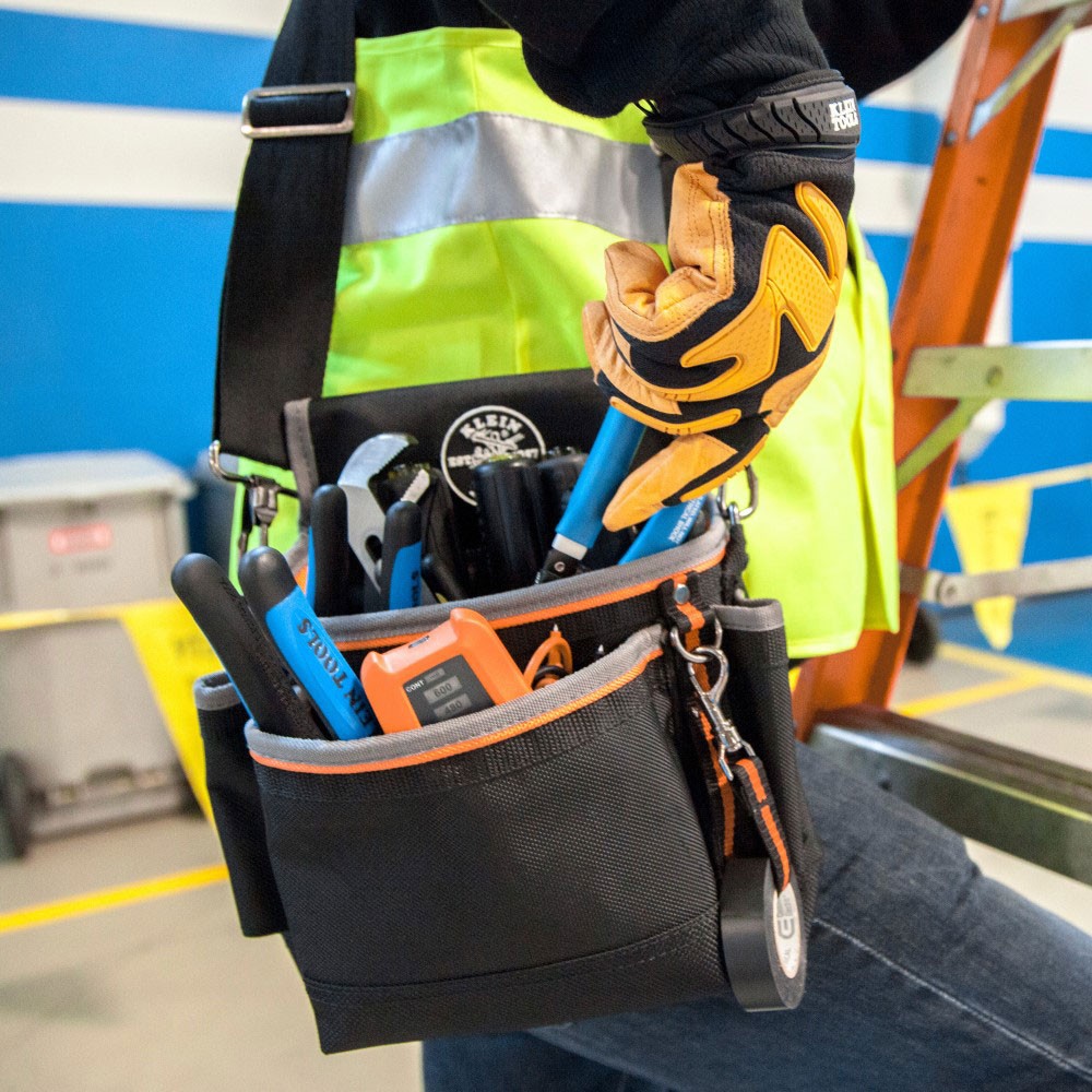 Klein 5243 Tradesman Pro™ Tool Pouch, 15 Pockets, 11.5 x 4.5 x 10-Inch - 3