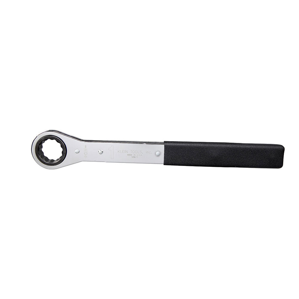 Klein Tools 53873 Ratcheting Box End Wrench, 1" - 2