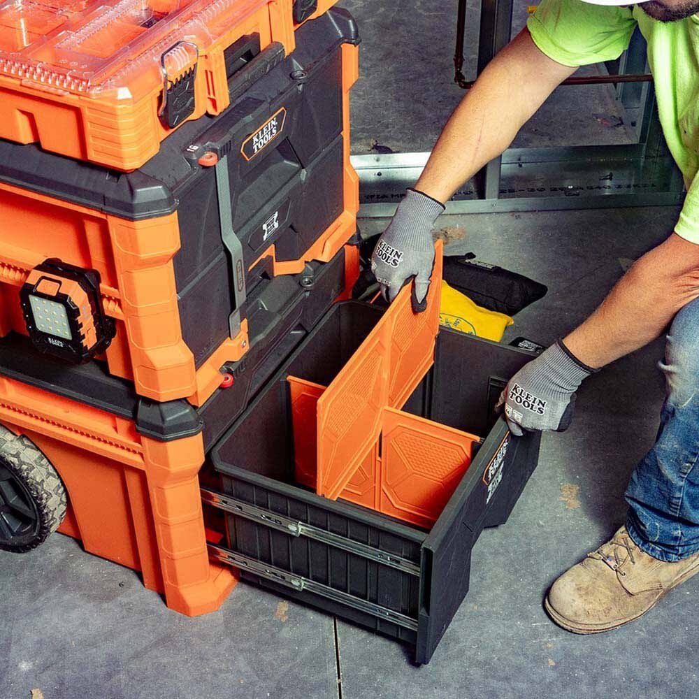 Klein 54801MB MODbox Two Drawer Rolling Tool Box - 7