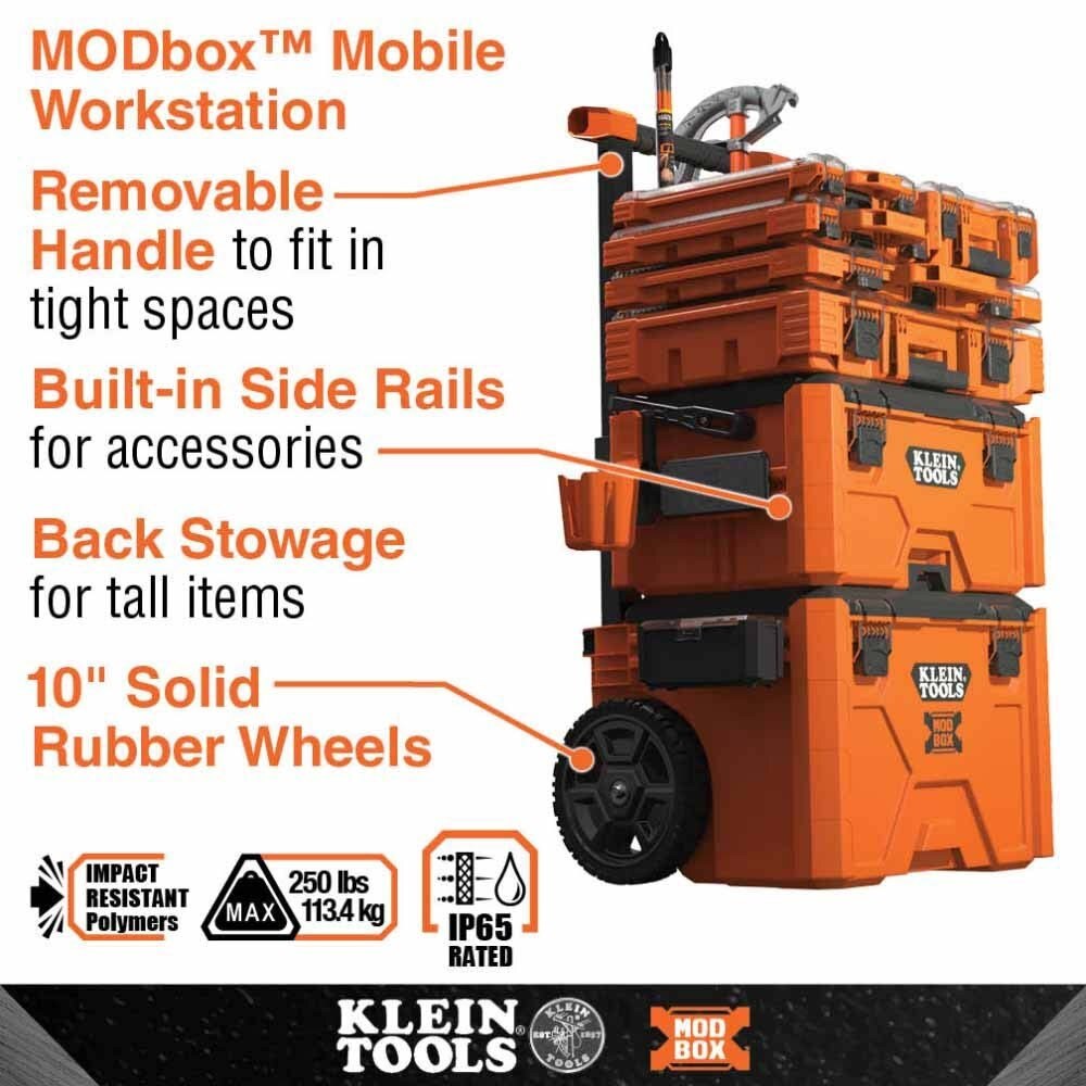 Klein 54811MB MODbox Replacement Bins, Tall, 4-Pack - 2