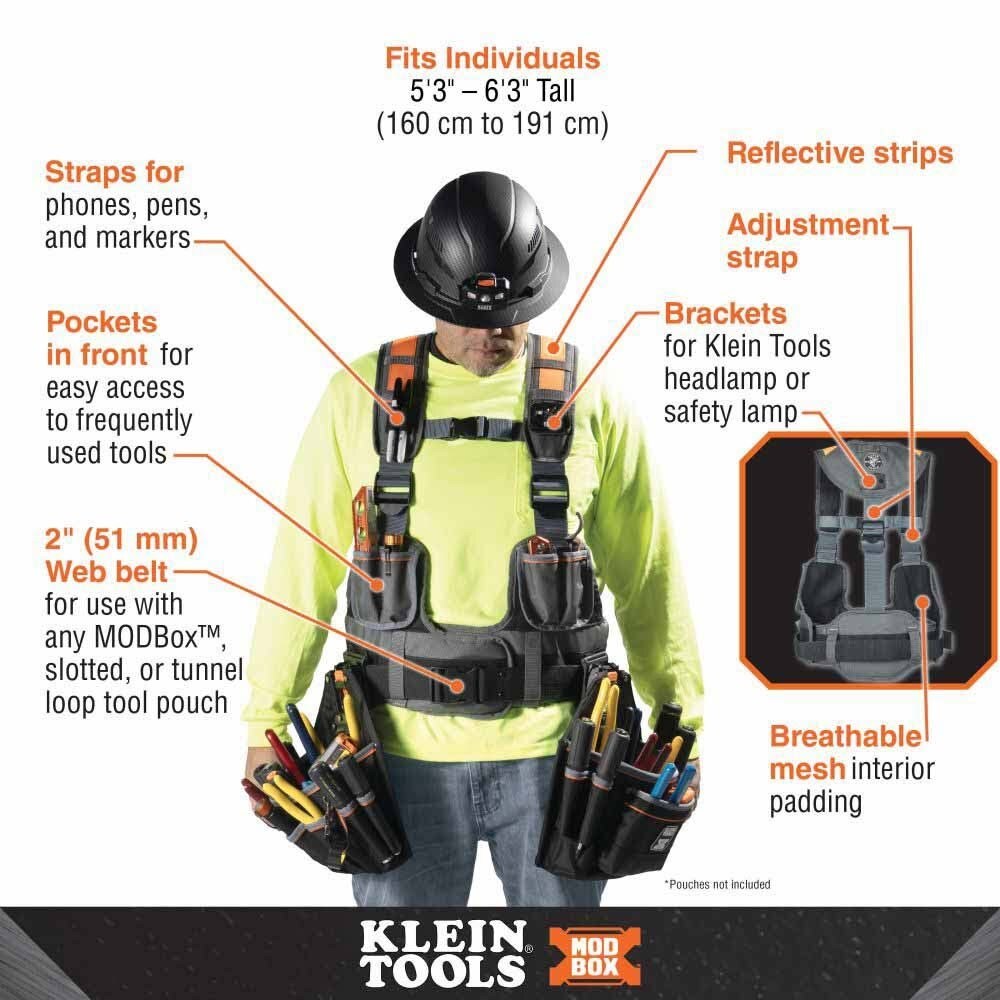 Klein Tools 55829MB MODbox Tool Vest Combo - 2