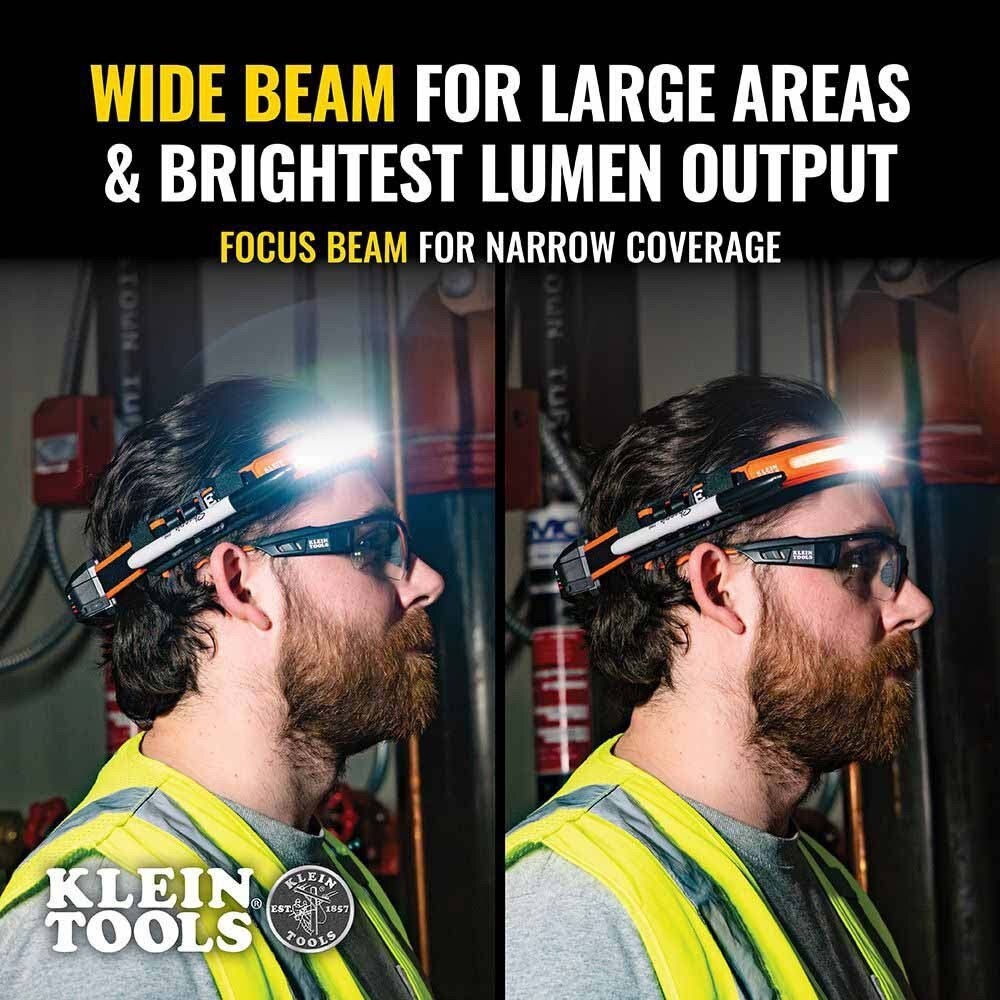 Klein Tools 56308 Widebeam Headlamp with Strap - 4