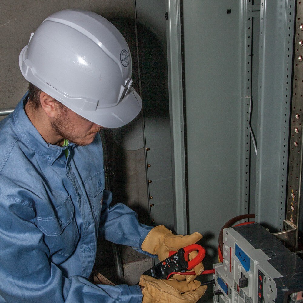 Klein 60100 Hard Hat, Non-vented, Cap Style - 6