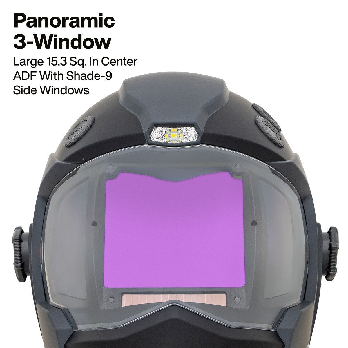 Klein Tools 60141 Phoenix Series Panoramic Welding Helmet with 15.3 Square Inch ADF and Integrated Cooling Fan - 2