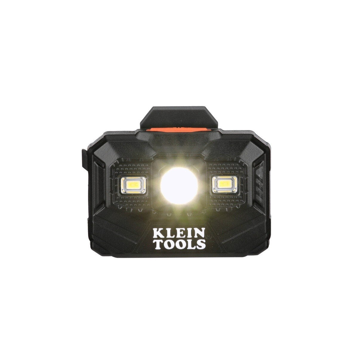 Klein Tools 60406T2RL Type 2 Non-Vented Full Brim Hard Hat with 300 Lumen Rechargeable Headlamp, White - 10