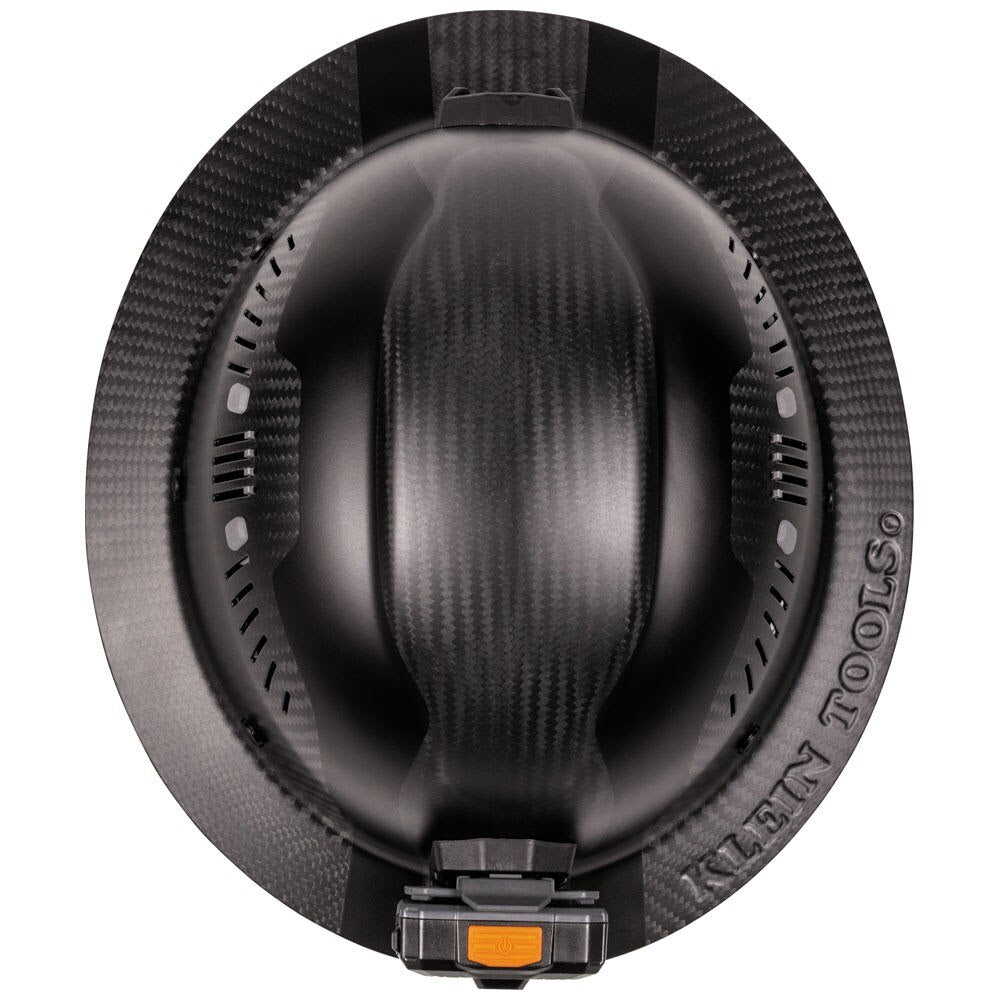 Klein 60512 Klein Carbon Fiber Full Brim Hard Hat with Headlamp, Titan - 8