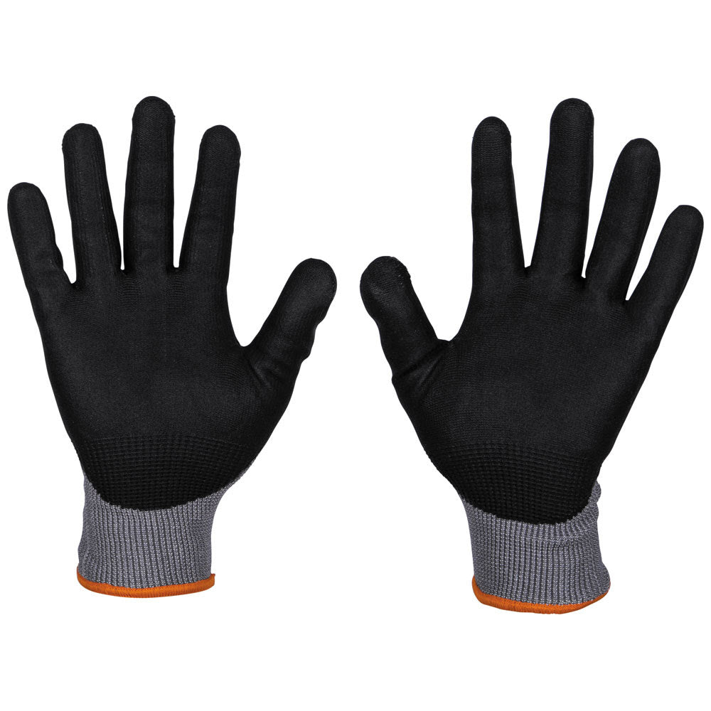 Klein 60583 Knit Dipped Gloves, Cut Level A2, Touchscreen, Small, 2-Pair - 3