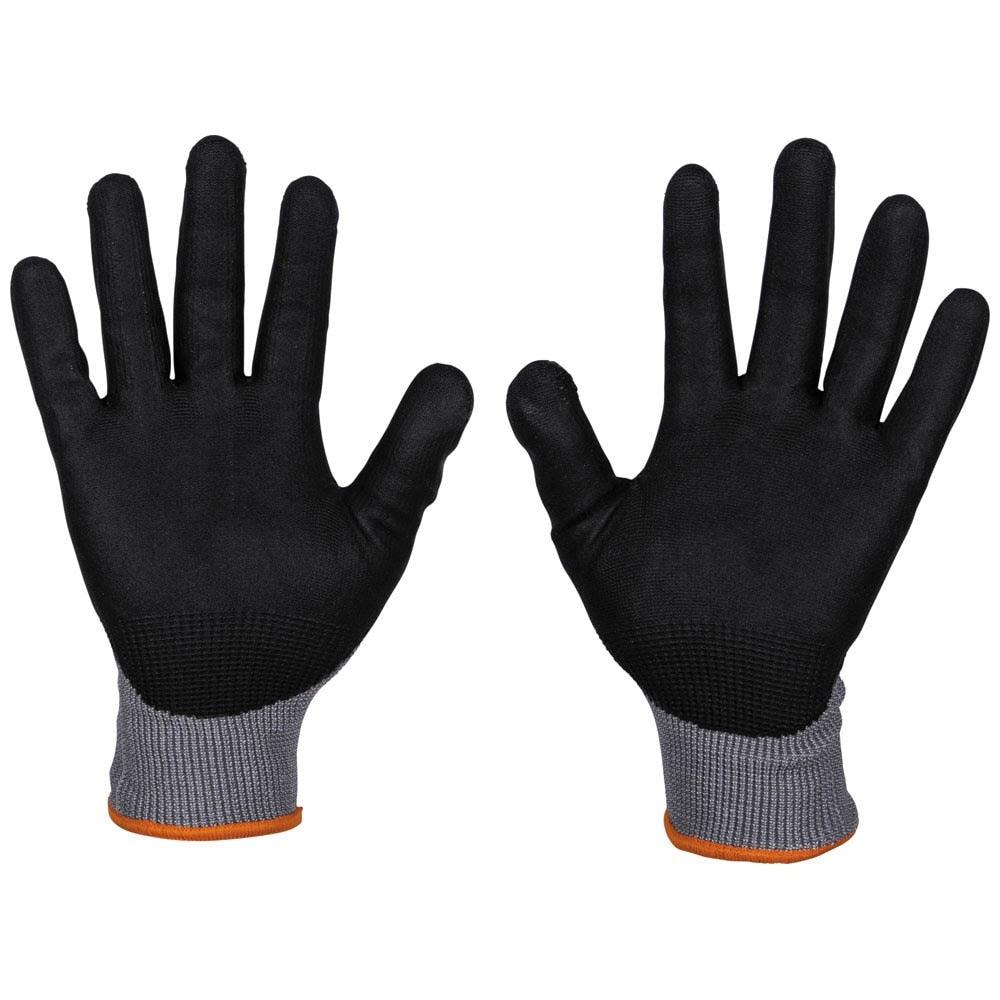 Klein 60585 Knit Dipped Gloves, Cut Level A2, Touchscreen, Large, 2-Pair - 3