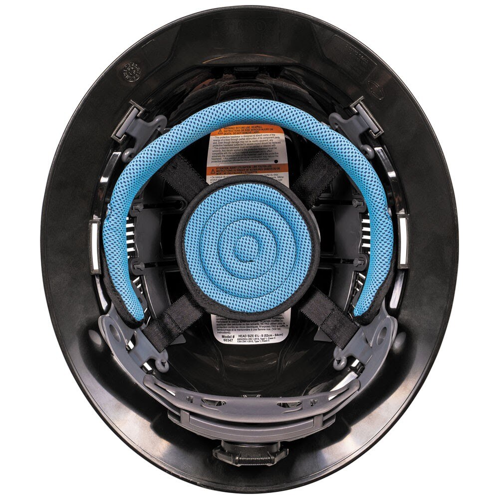 Klein 60626 Hard Hat, Premium KARBN Pattern, Vented Full Brim, Class C - 6