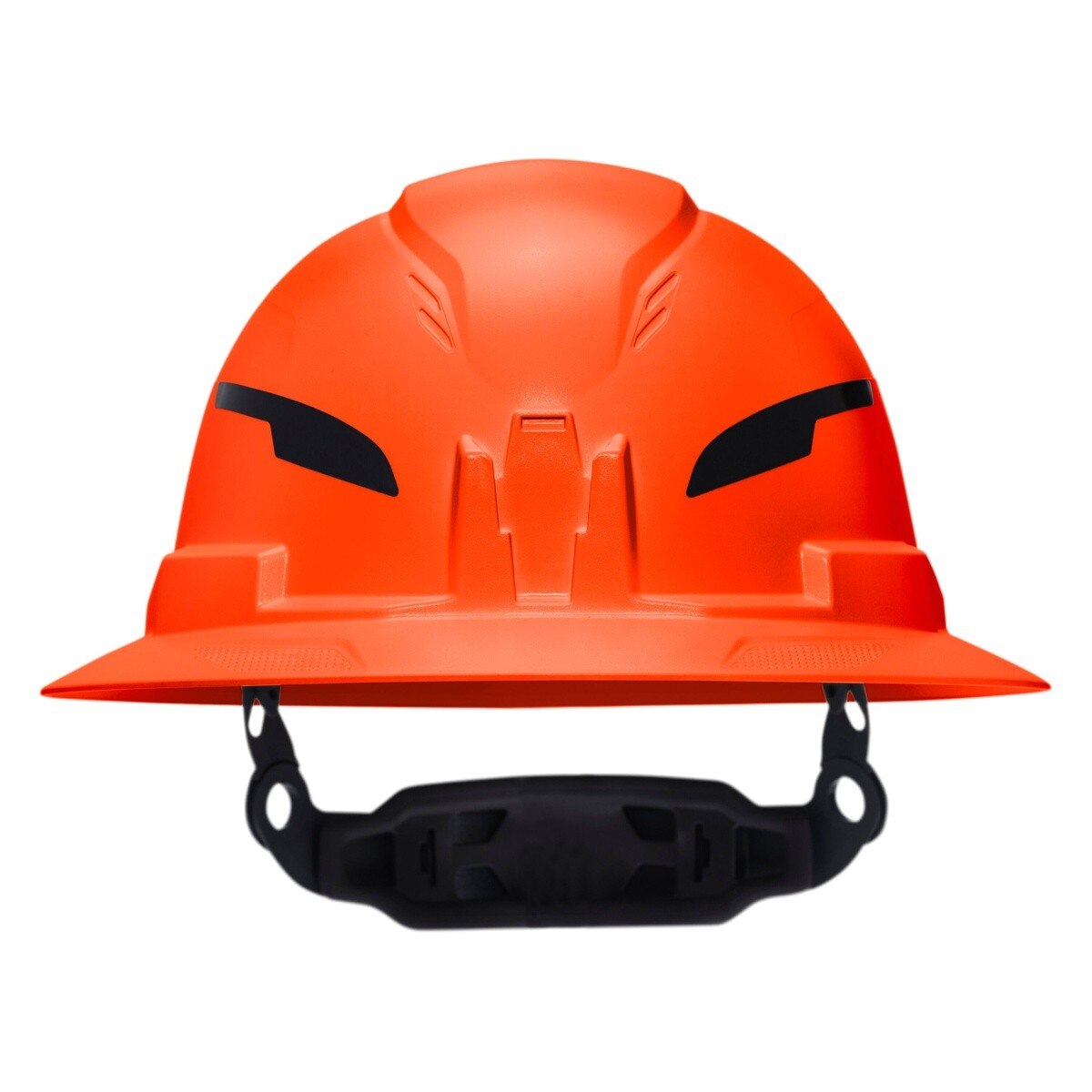 Klein Tools 60860T2 Class E Type 2 20kV Non-Vented Full Brim Hard Hat with Chin Strap Orange