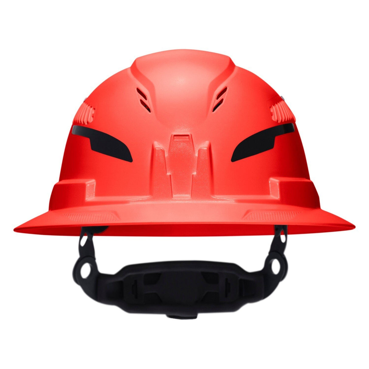 Klein 60931T2 Class C Type 2 Vented Full Brim Hard Hat with Chin Strap Hi Vis Orange