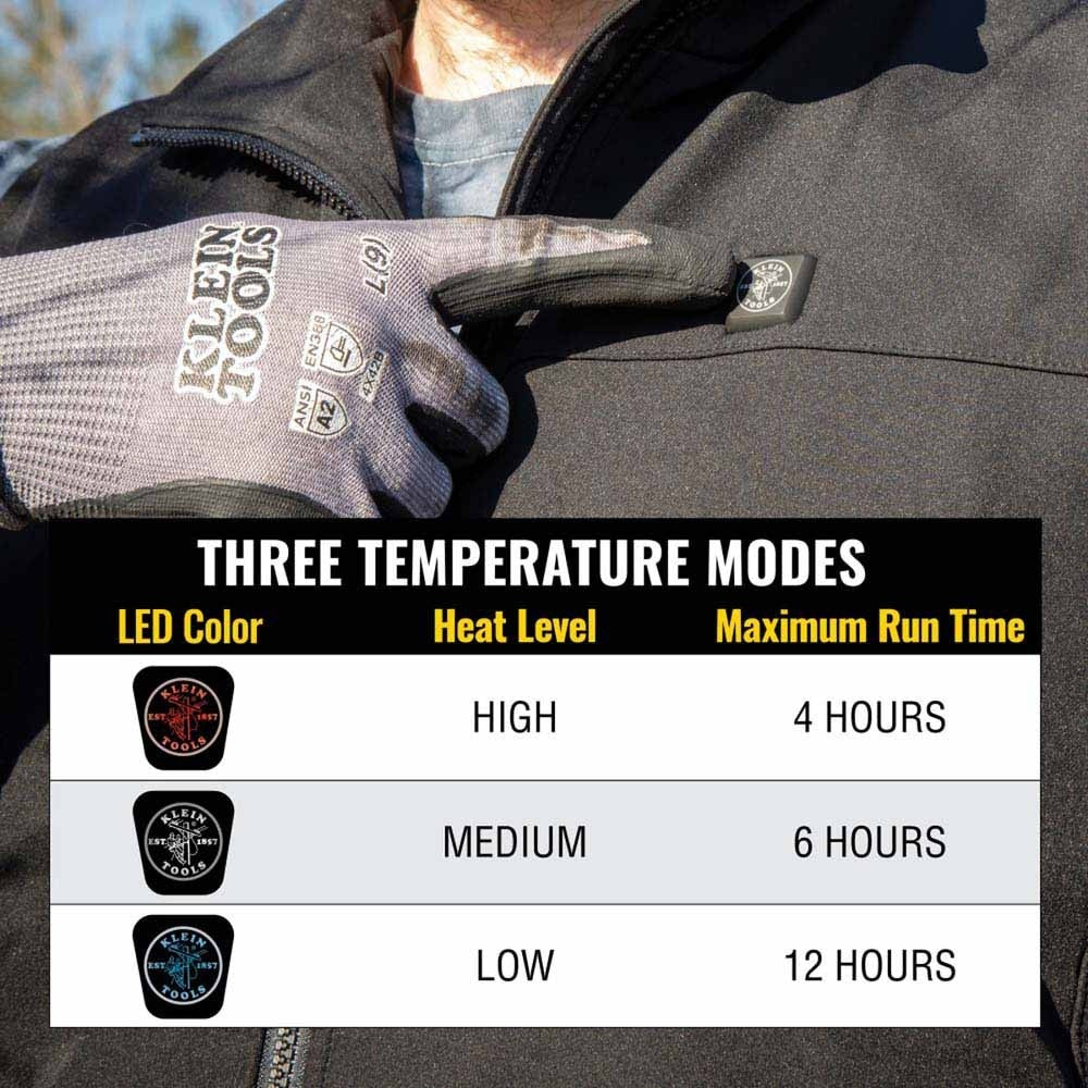 Klein 60955 Heated Base Layer Vest, Extra-Large - 4