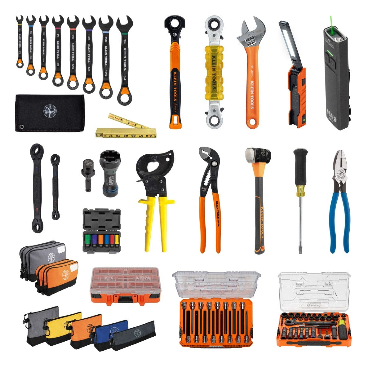 Klein 621TTKIT 93 Piece Utility Tool Truck Set for Power Utility Applications