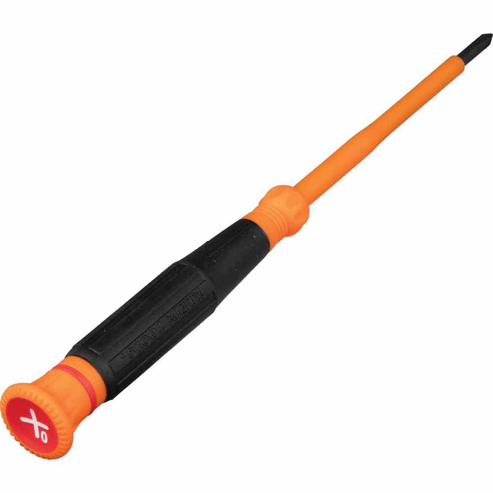 Klein Tools 6233INS Insulated Precision Screwdriver, #0 Phillips - 6