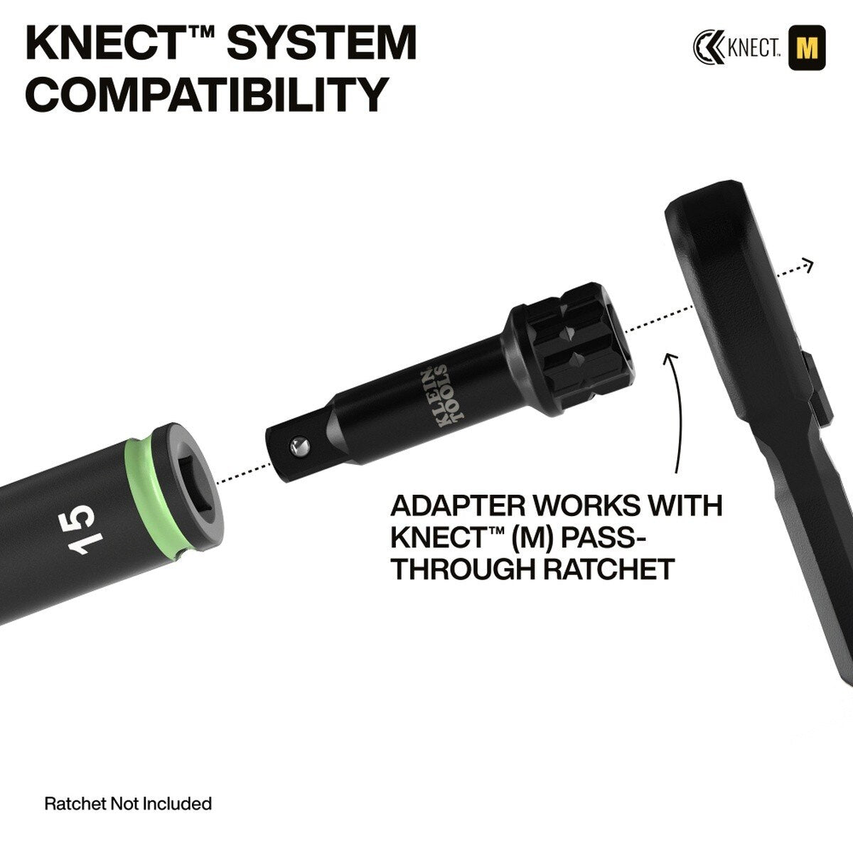 Klein Tools 65121IMPCT Deep-Well 3/8-Inch Drive Impact Socket Set, SAE and Metric (23 Piece) - 5