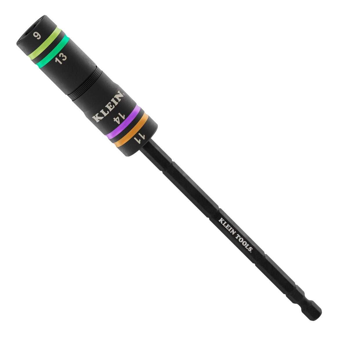 Klein Tools 6512MQS Quad-4 4-in-1 Metric Impact Flip Socket with 6-1/2" Shaft (2 Piece)