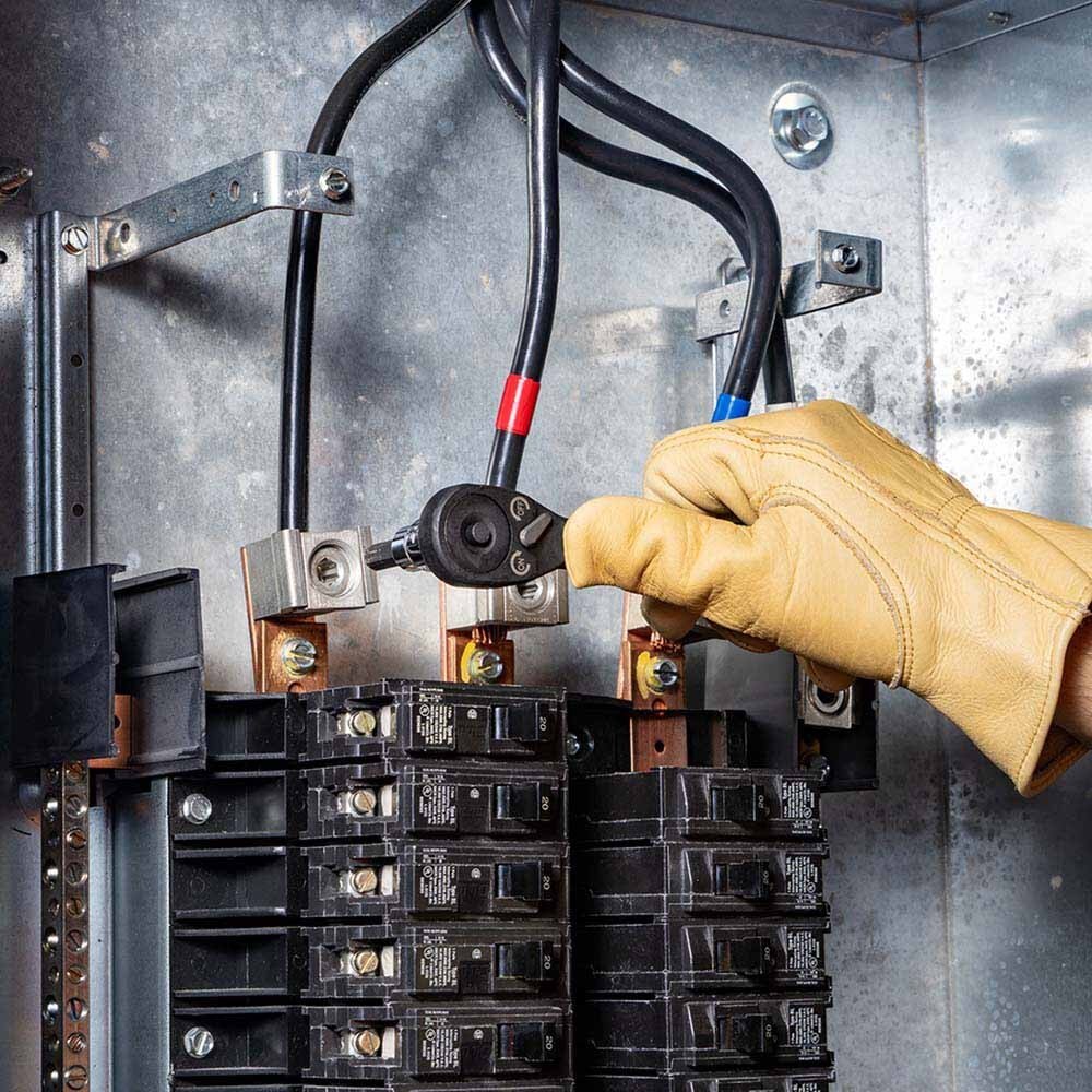 Klein 65233HEX Knurled Hex Bit Socket Set, SAE and Metric, 33-Piece - 9