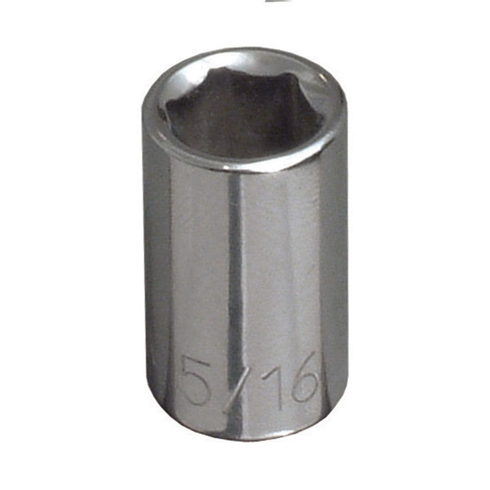Klein Tools 65600 3/16" Standard 6-Point Socket, 1/4" Drive