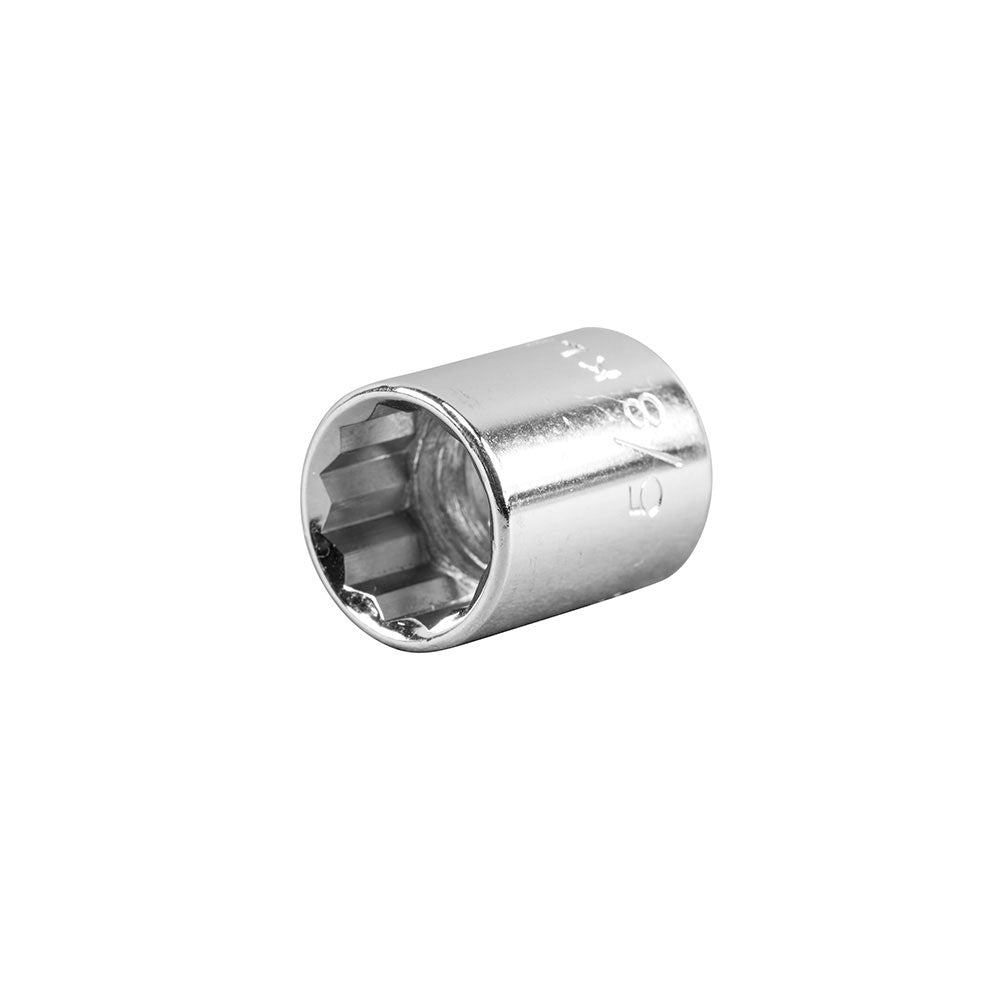 Klein Tools 65704 5/8" Standard 12-Point Socket, 3/8" Drive - 3