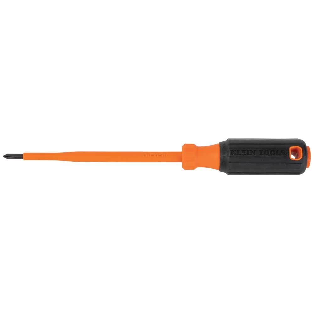 Klein 6856INS Insulated Screwdriver, #1 Phillips Tip, 6" Round Shank - 2