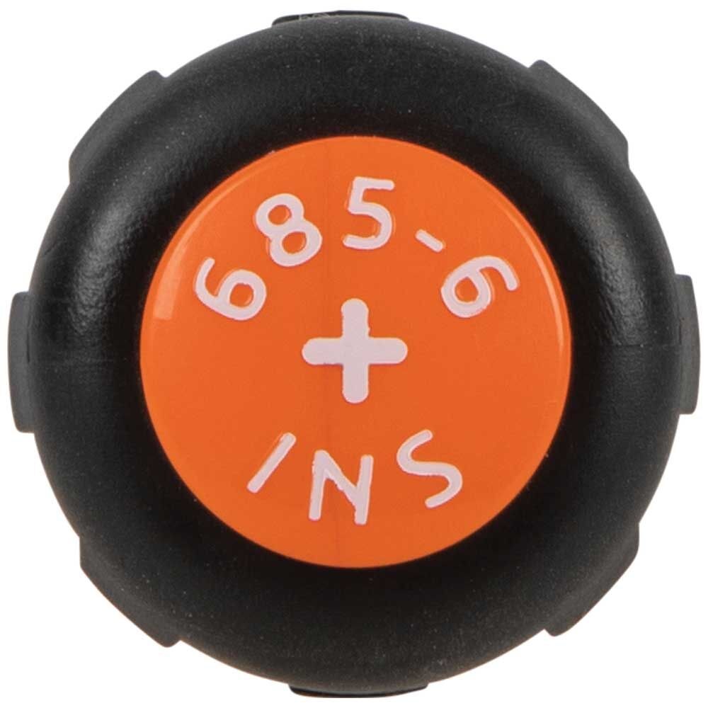 Klein 6856INS Insulated Screwdriver, #1 Phillips Tip, 6" Round Shank - 4