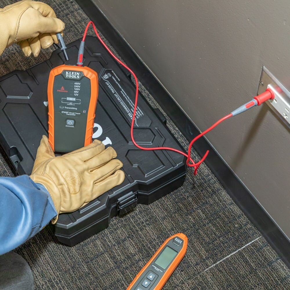 Klein 69359 Lead Adapters, Red and Black, 3' - 6