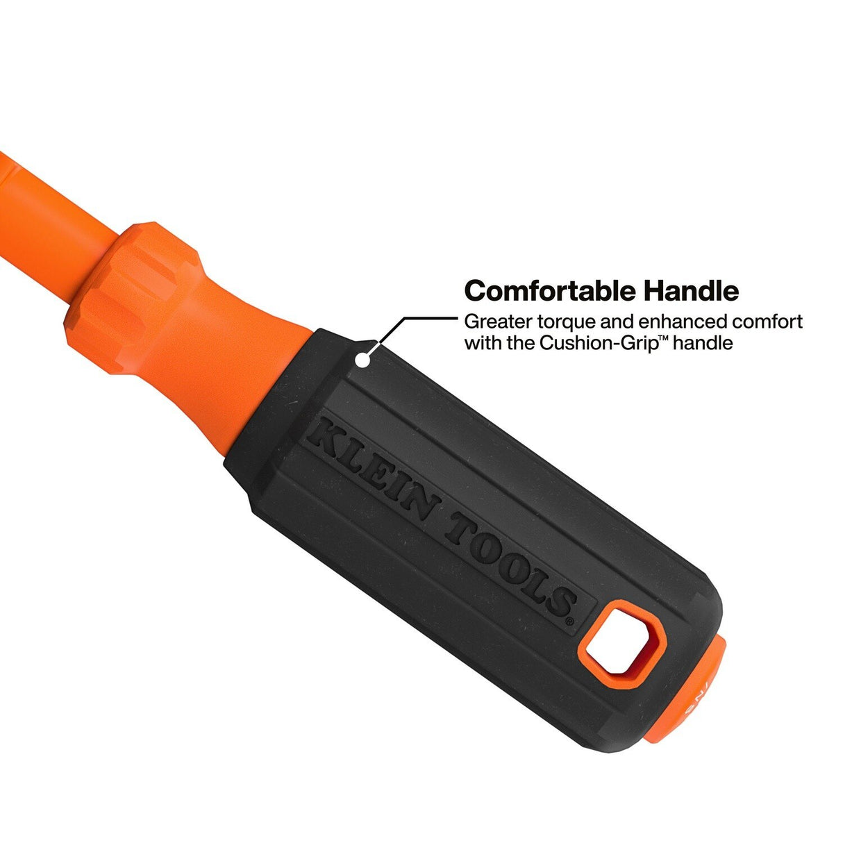 Klein 85156KINS 1000V Insulated Hooded Screw Holding Screwdriver Set (6 Piece) - 5