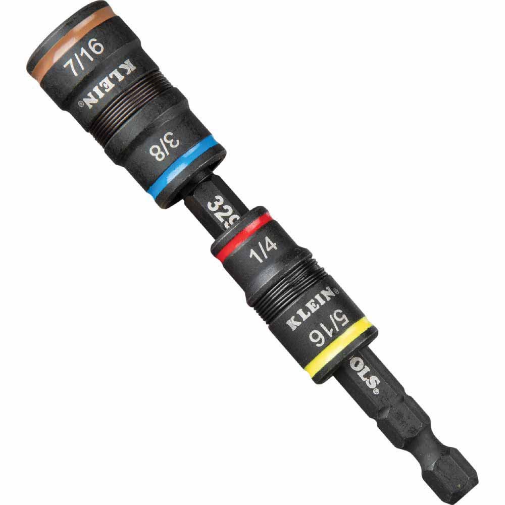 Klein Tools 85515HD Flip Socket, Mini Ratchet and Multi-Bit Driver Set, 3-Piece - 7