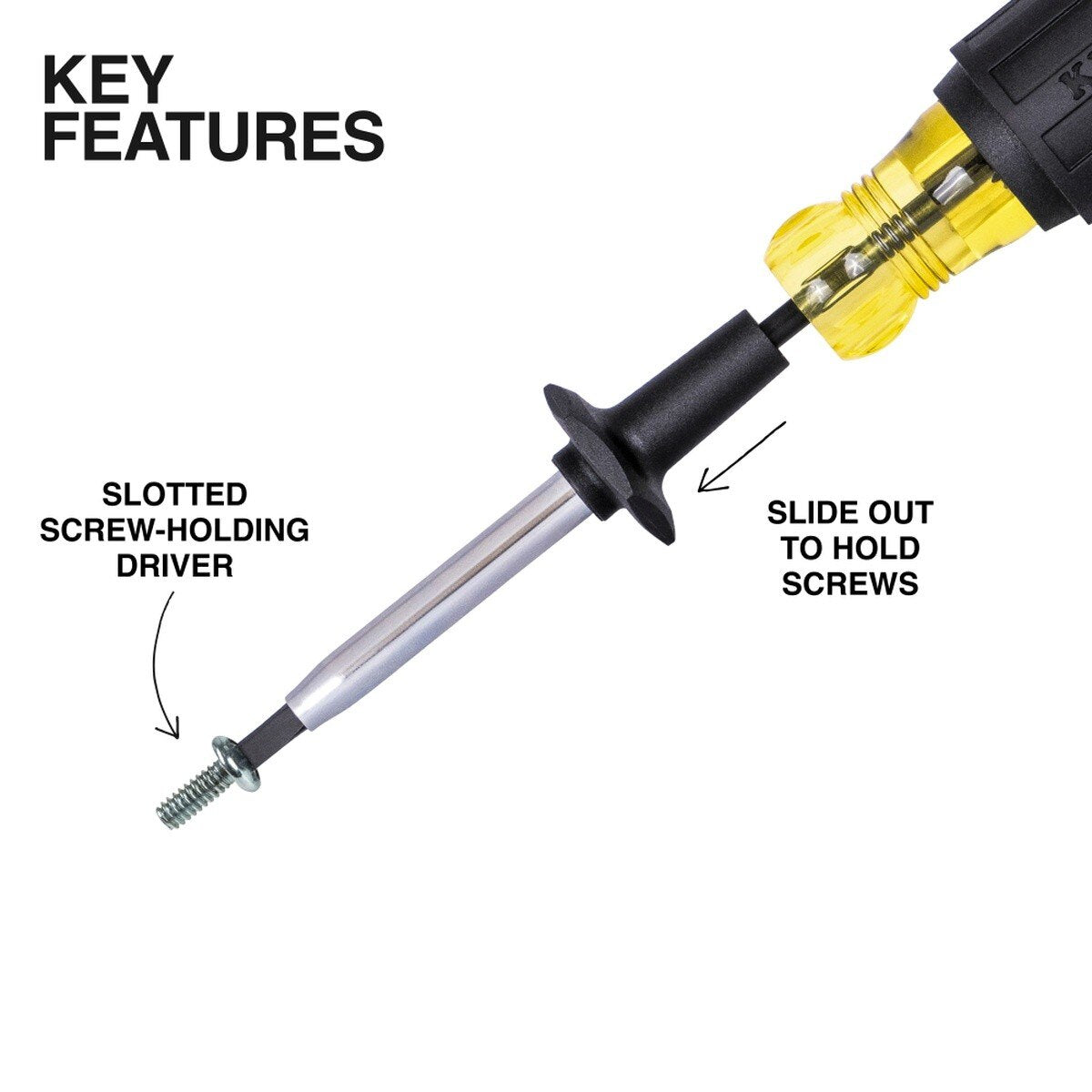 Klein Tools 85850 Electrician Screwdriver Set with Insulated and Precision Drivers (9 Piece) - 4