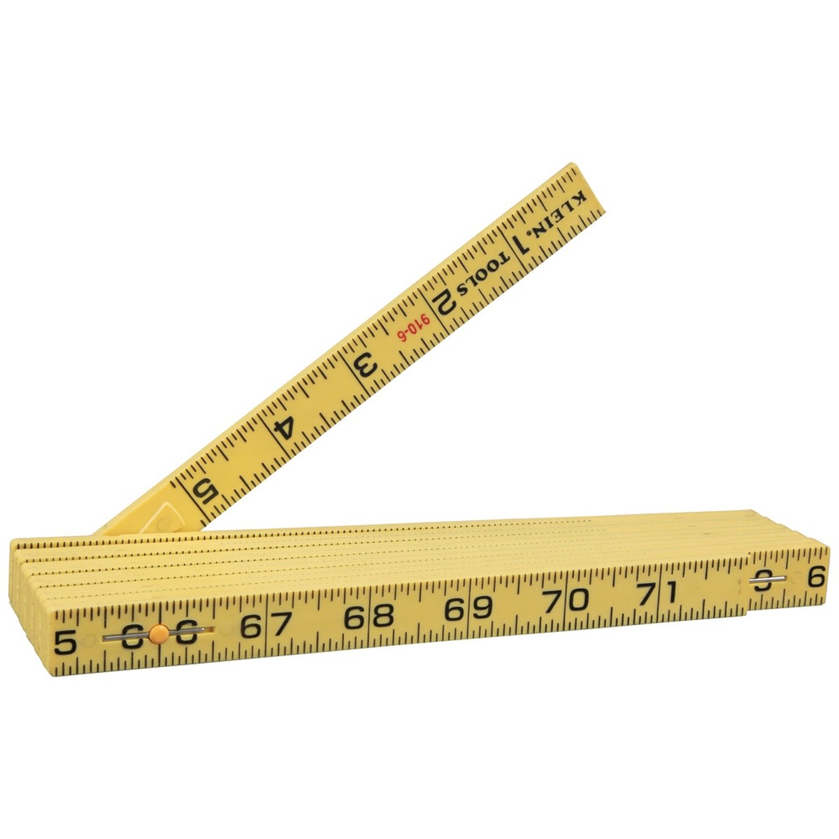 Klein 910-6 Fiberglass Folding Rule, Inside Reading