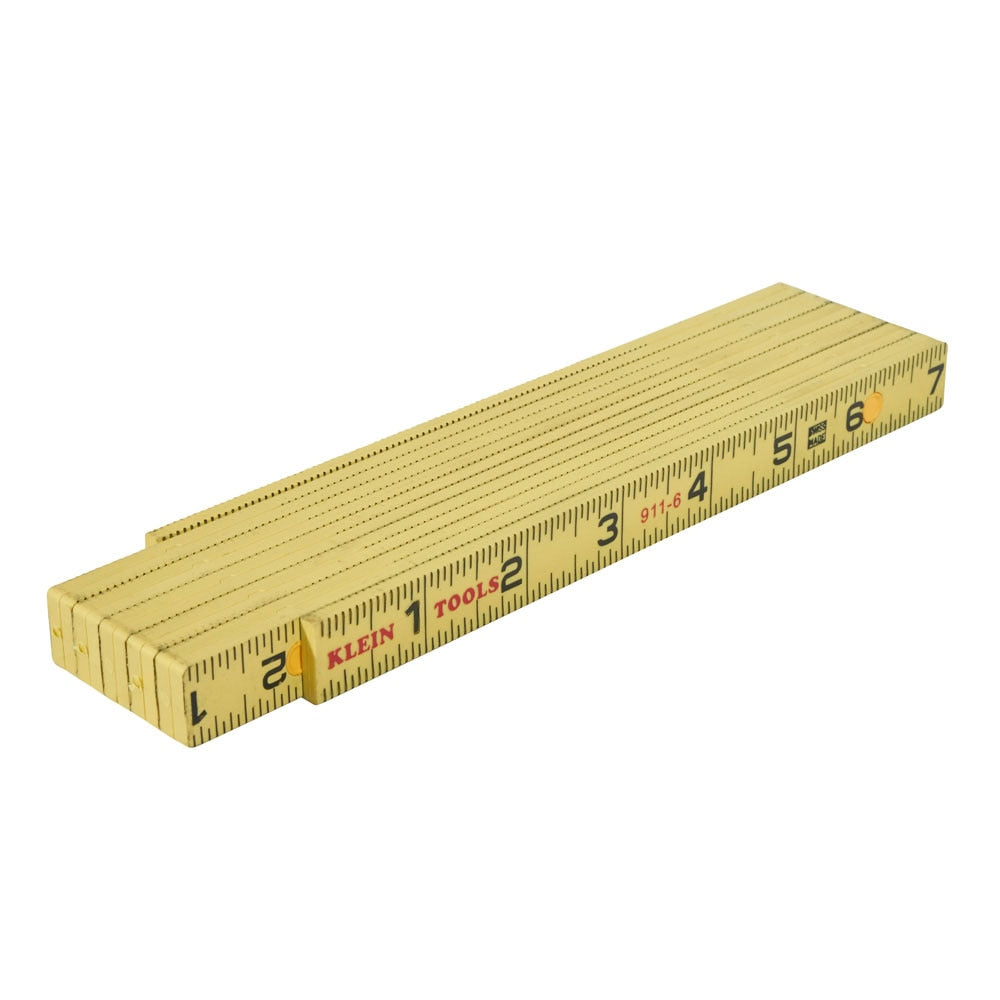 Klein 911-6 Fiberglass Folding Rule, Outside Reading - 3