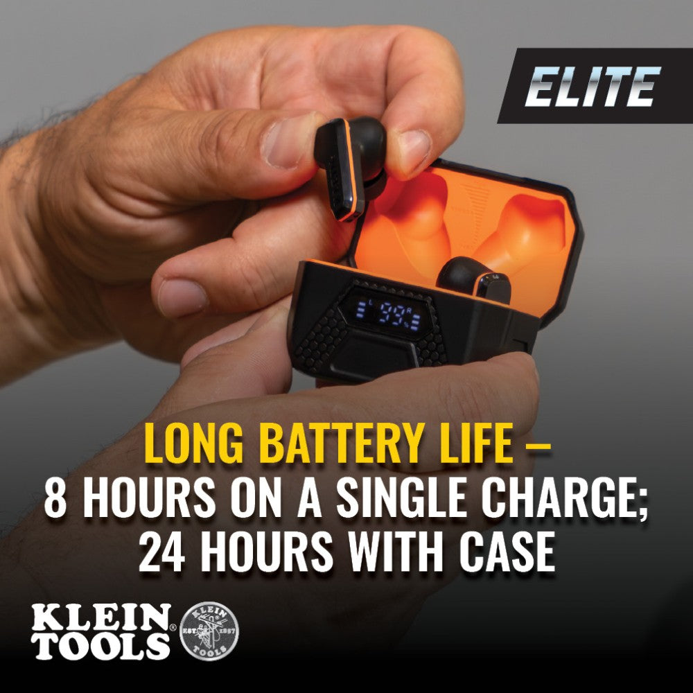 Klein AESEB2 ELITE Bluetooth Jobsite Earbuds - 7