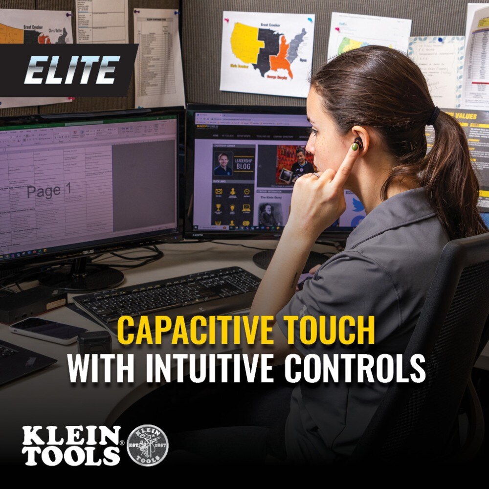 Klein AESEB2 ELITE Bluetooth Jobsite Earbuds - 8