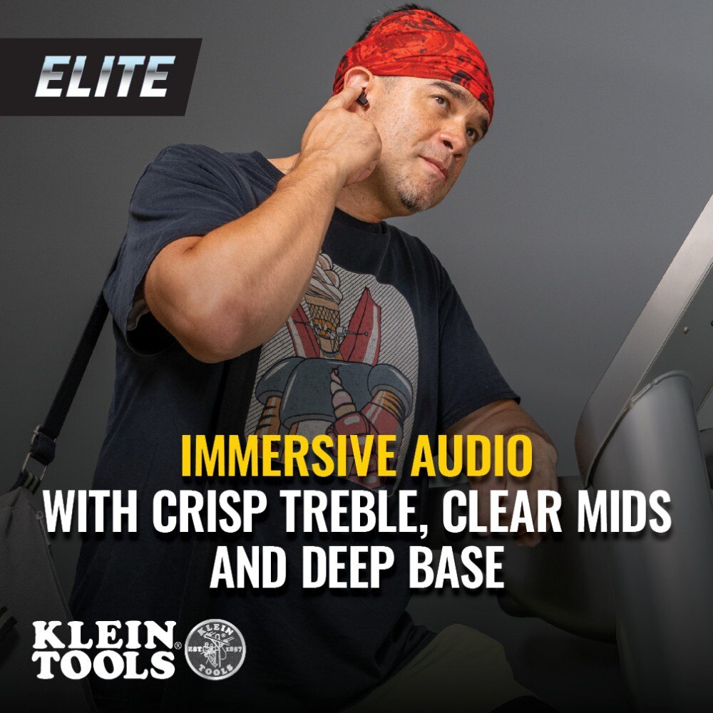 Klein AESEB2 ELITE Bluetooth Jobsite Earbuds - 9