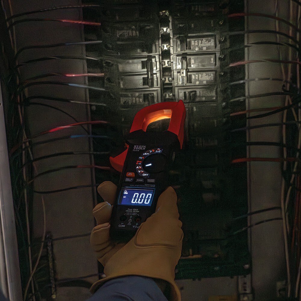 Klein CL810 600A AC/DC Auto-Ranging Digital Pro Clamp Meter with Worklight - 21