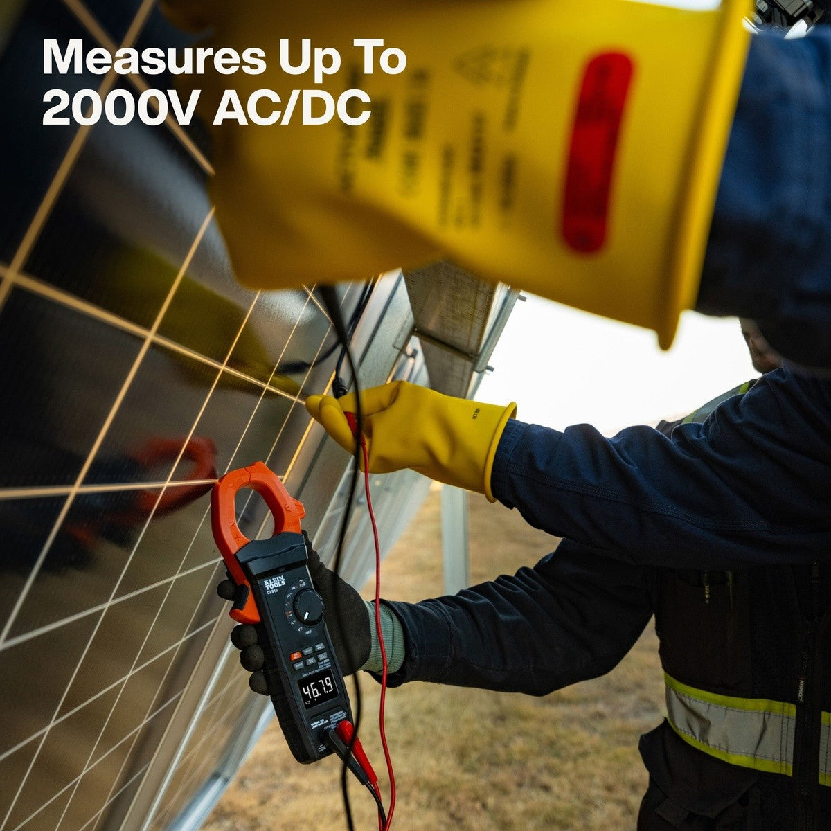 Klein Tools CL910 2000V 2000A AC/DC Auto-Ranging TRMS Clamp Meter with Worklight - 4