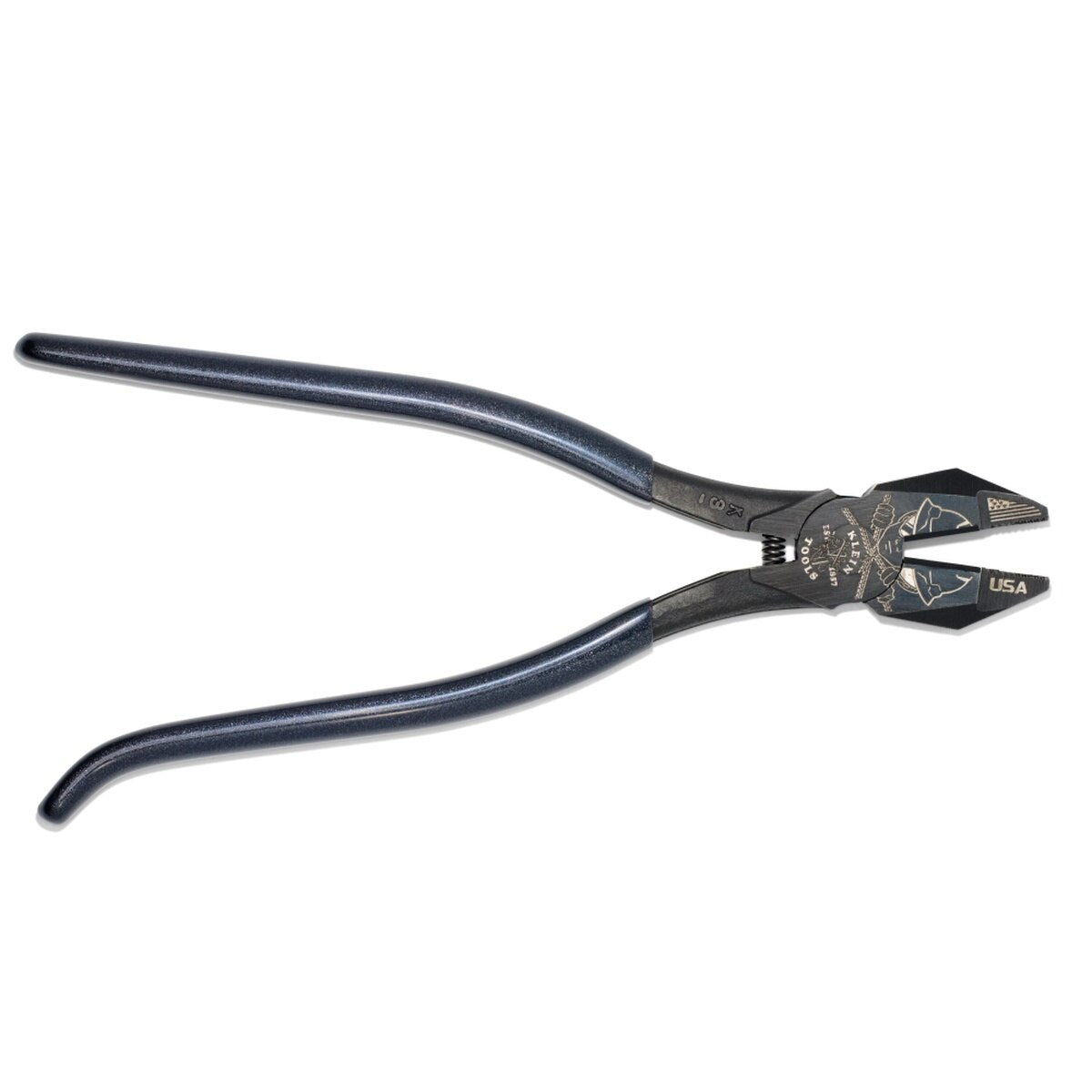 Klein Tools D2000-7CST1 Limited Edition Custom Iron Workers Pliers Made in USA (1 Each) - 2
