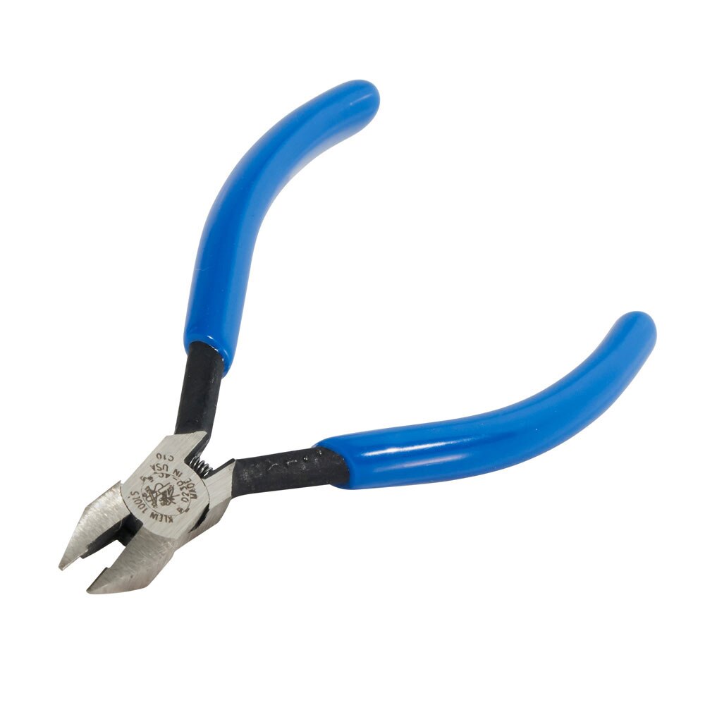 Klein Tools D230-4C Electronics Pliers - Nickel Ribbon Wire Cutting - 2