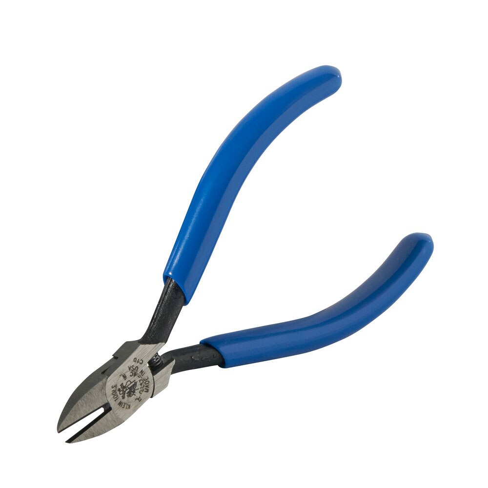 Klein Tools D257-4C Electronics Pliers, Tapered Nose, Narrow Jaw, Spring-Loaded - 2