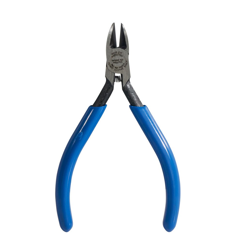 Klein Tools D257-4C Electronics Pliers, Tapered Nose, Narrow Jaw, Spring-Loaded - 4