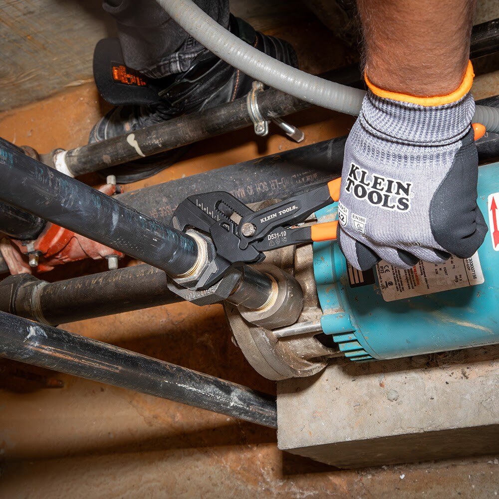 Klein D53110 Compact Plier Wrench, 10" - 5